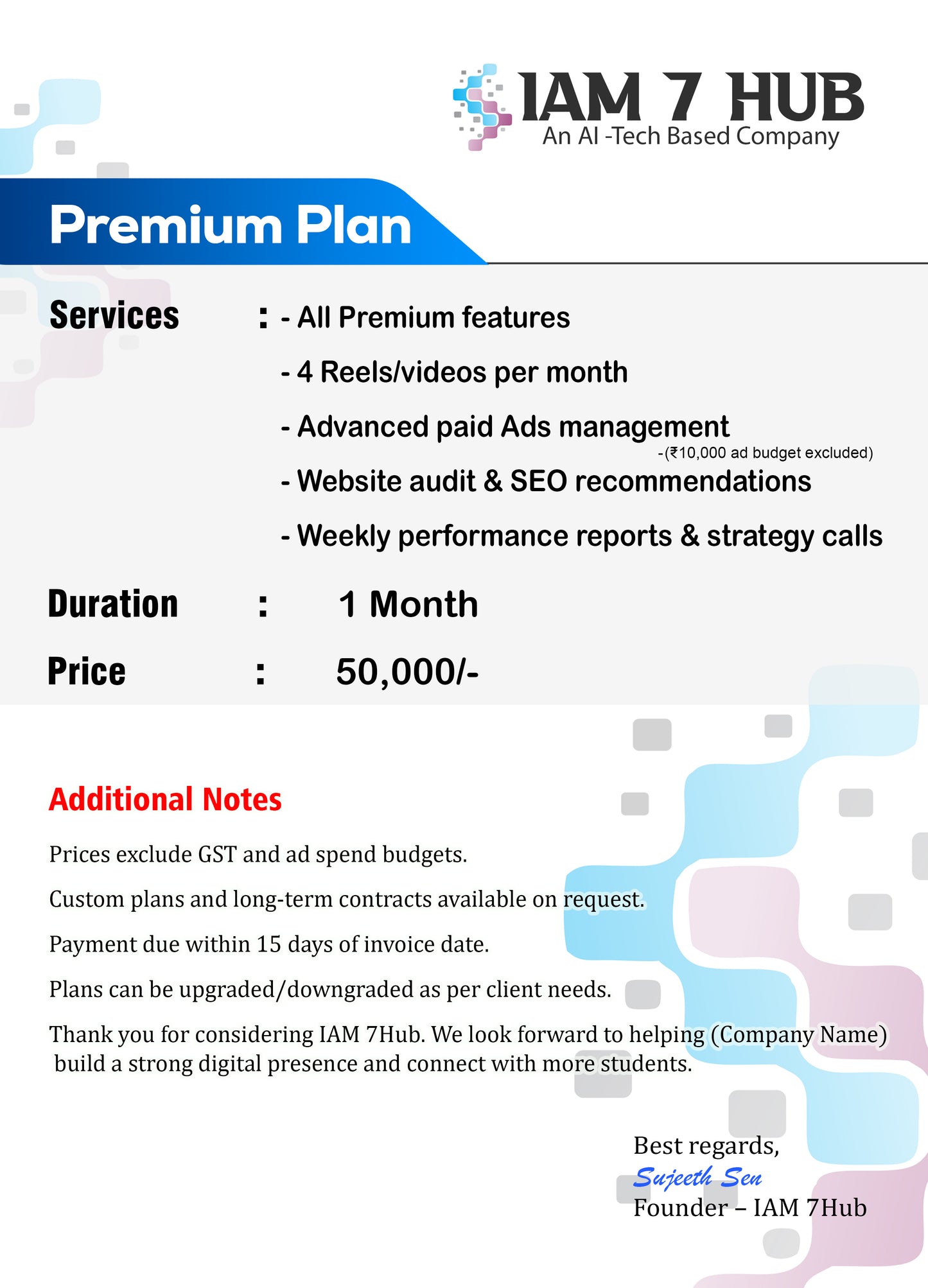 PREMIUM PLAN