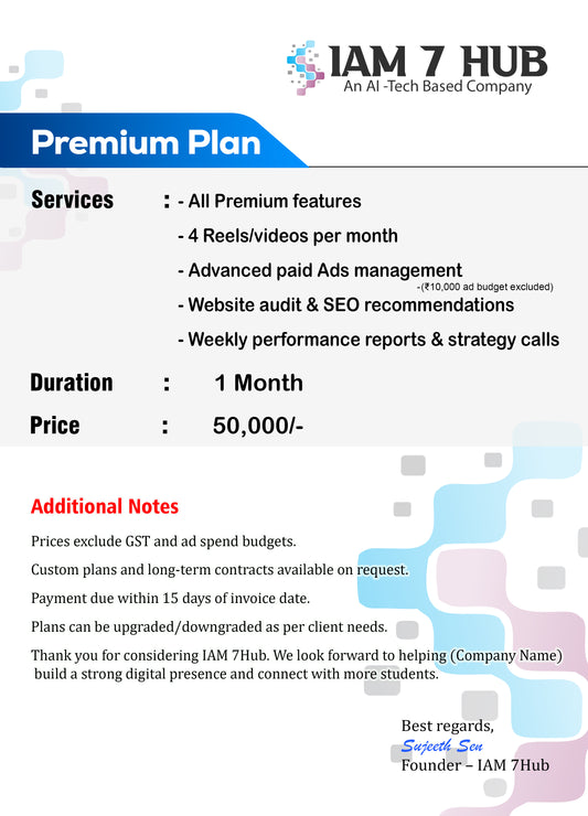 PREMIUM PLAN