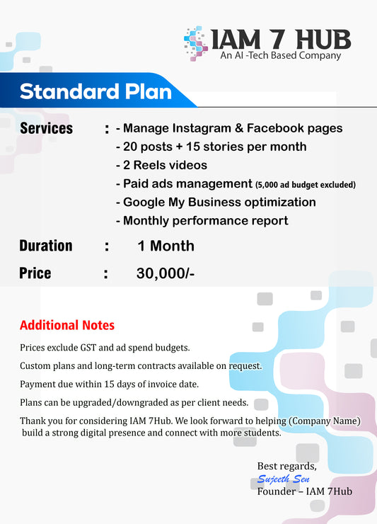 STANDARD PLAN